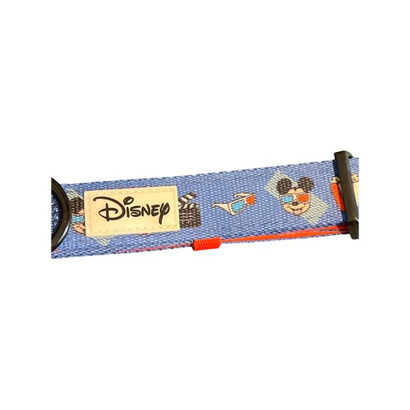 Disney Sassy Woof Adjustable Dog Collar Pet Mickey Mouse Blue Red Sz Large NWT - Picture 4 of 5